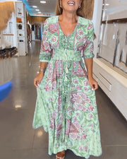 Harper™ - Cozy V-neck Festive Dress