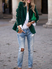 Olivia™ - Chic Velvet Blazer