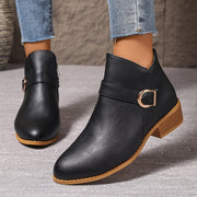 Amélina™ | Comfortable ankle boots with buckle for sensitive feet