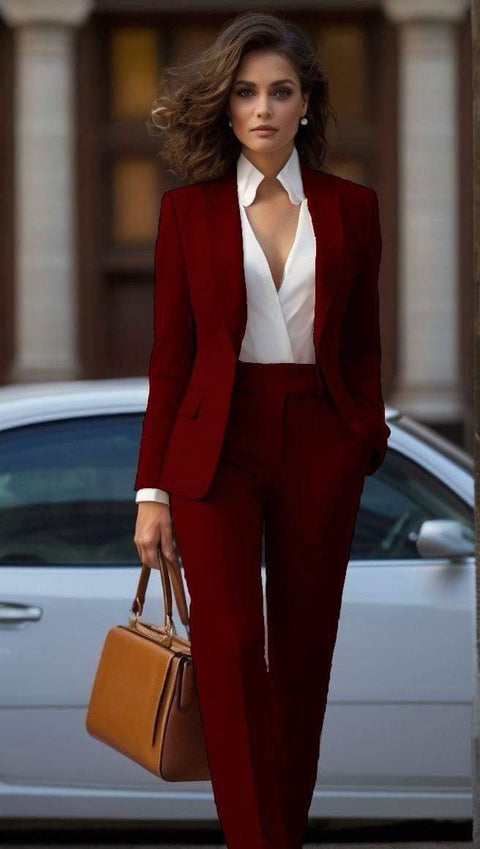 Emma - Comfortable and stylish blazer and trousers set