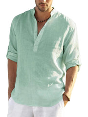 Marco - Cotton Style Henley Shirt