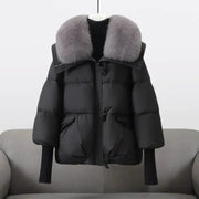 Sophia™ - Elegant Winter Coat with Plush Fur Collar
