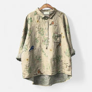 Kiara™ | Chic Floral Loose Fit Blouse