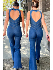 Julie | Denim Jumpsuit