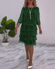Sophia™ - Chic Polka Dot Dress
