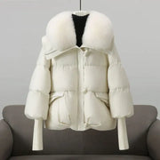 Sophia™ - Elegant Winter Coat with Plush Fur Collar