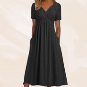 Ida | Stylish V-Neck Dress