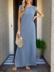 Sophie™ - Chic Linen Dress with Artisan Touches