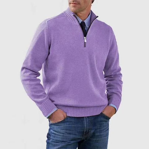 Grant™ | Classic Quarter-Zip Sweater