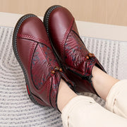 Marla™ | Warm floral ankle boots