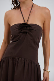 Ilana | Maxi Chocolate Dress