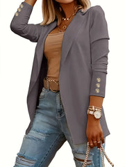 Layla™ - Chic Open Front Jacket