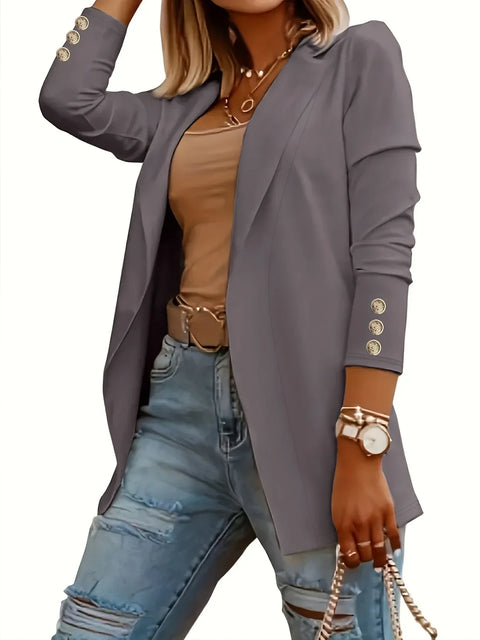 Layla™ - Chic Open Front Jacket