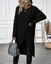 Addison™ - Cozy Asymmetrical Sweater Dress