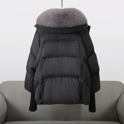 Sophia™ - Elegant Winter Coat with Plush Fur Collar