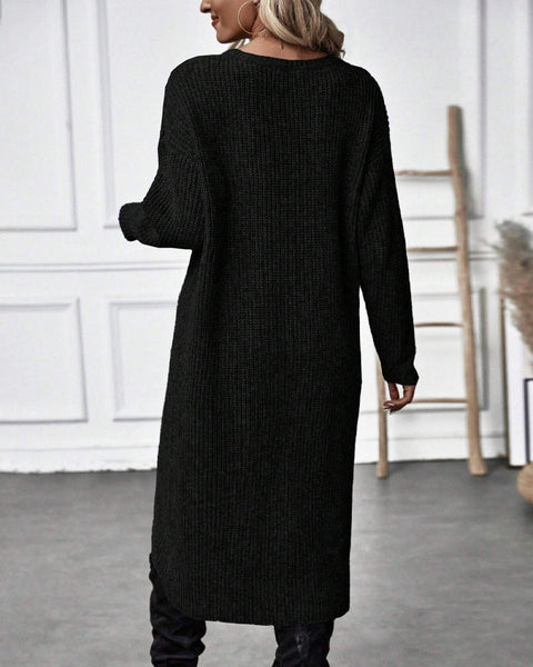 Addison™ - Cozy Asymmetrical Sweater Dress