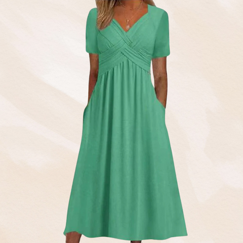Ida | Stylish V-Neck Dress