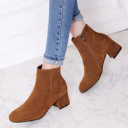Colette™ – Comfortable ankle boots with a square heel
