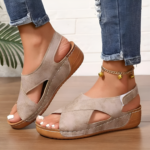 Indie - Vintage Summer Wedge Sandals