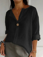 Emily™ | Chic V-Neck Blouse