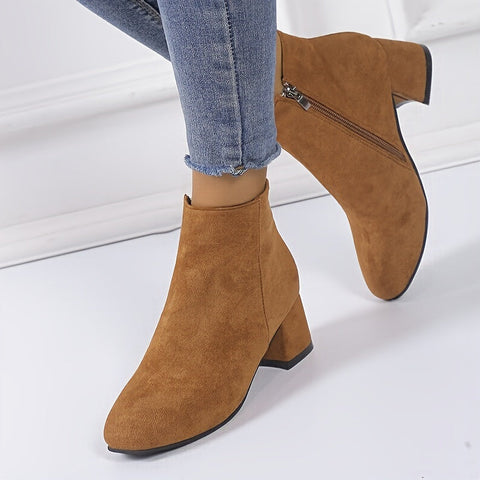 Colette™ – Comfortable ankle boots with a square heel