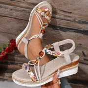 Delilah - Elegant Wedge Summer Sandals