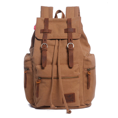 Emily™ - Retro Multi-Pocket Flap Backpack