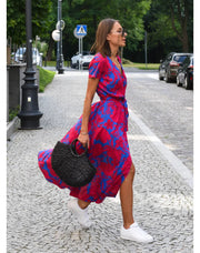 Samantha™ - Chic Floral Elegance Dress