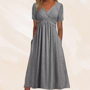Ida | Stylish V-Neck Dress