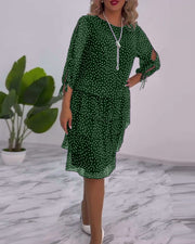 Sophia™ - Chic Polka Dot Dress