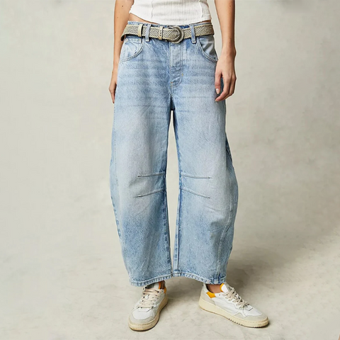 Emma™ - Relaxed Fit Wide Leg Jeans