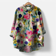 Kiara™ | Chic Floral Loose Fit Blouse