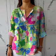 Arlene - Elegant Floral Blouse