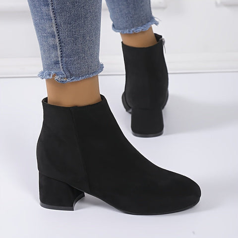 Colette™ – Comfortable ankle boots with a square heel