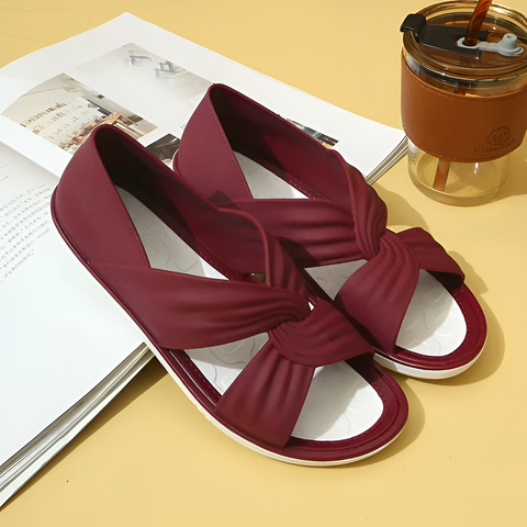 Ximena - Bow Tie Slip-On Sandal
