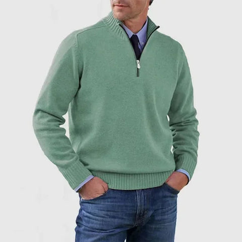 Grant™ | Classic Quarter-Zip Sweater