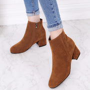 Colette™ – Comfortable ankle boots with a square heel