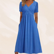 Ida | Stylish V-Neck Dress