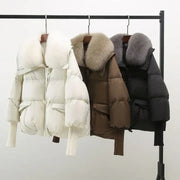 Sophia™ - Elegant Winter Coat with Plush Fur Collar