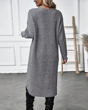 Addison™ - Cozy Asymmetrical Sweater Dress