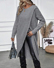 Addison™ - Cozy Asymmetrical Sweater Dress