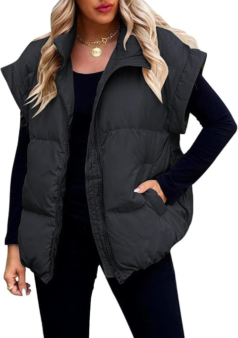 Charlotte™ - Cozy Short Sleeve Puffer Jacket