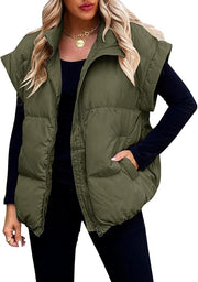 Charlotte™ - Cozy Short Sleeve Puffer Jacket