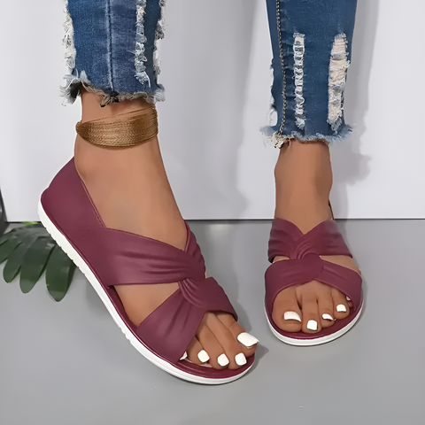 Ximena - Bow Tie Slip-On Sandal