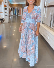 Harper™ - Cozy V-neck Festive Dress