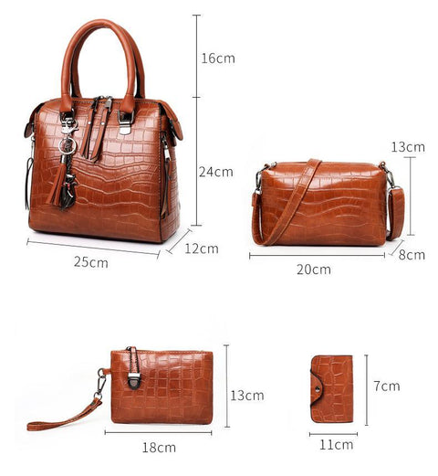 Sophia™ Timeless Chic | Sleek 4-Piece Bag Collection