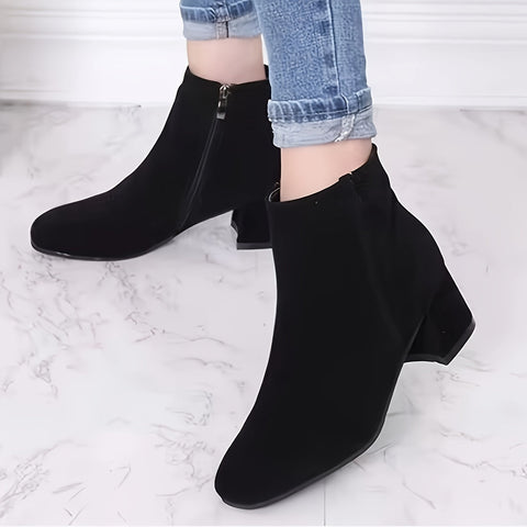 Colette™ – Comfortable ankle boots with a square heel