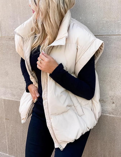 Charlotte™ - Cozy Short Sleeve Puffer Jacket