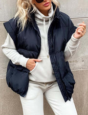 Charlotte™ - Cozy Short Sleeve Puffer Jacket