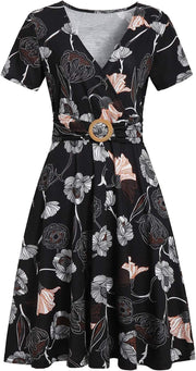 Emma™ - Chic Tropical Dress